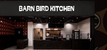 Barn Bird Kitchen storefront at One Gateway Center, Newark